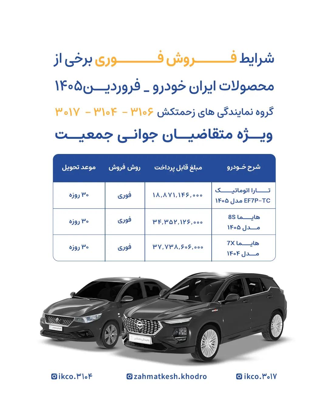 شرایط فروش فوری